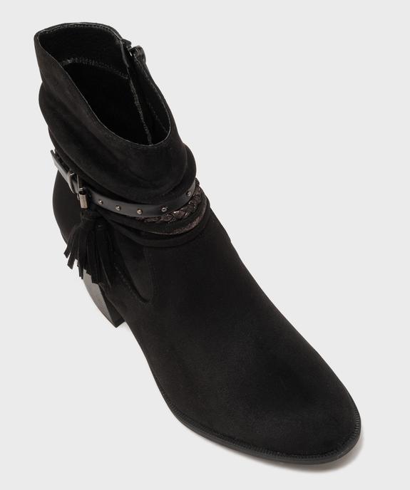 Boots en suédine femme - Emilia Rosa vue5 - EMILIA ROSA - GEMO