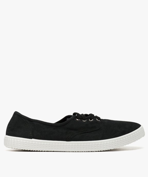 Tennis homme en toile de coton bio vue1 - GEMO 4G HOMME - GEMO