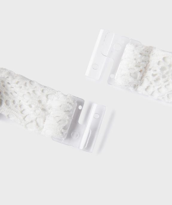 Maillot de bain 2 pièces texturé look bohème fille vue3 - GEMO (JUNIOR) - GEMO