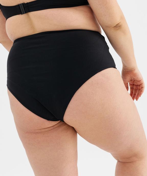 Bas de maillot de bain à broderie et détail ajouré femme grande taille vue3 - GEMO (PLAGE) - GEMO