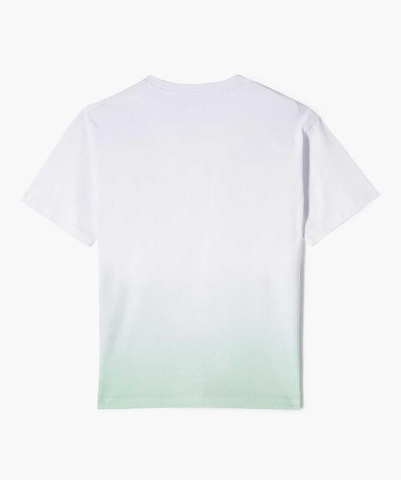 Tee-shirt manches courtes coloris tie and dye garçon vue3 - GEMO (JUNIOR) - GEMO