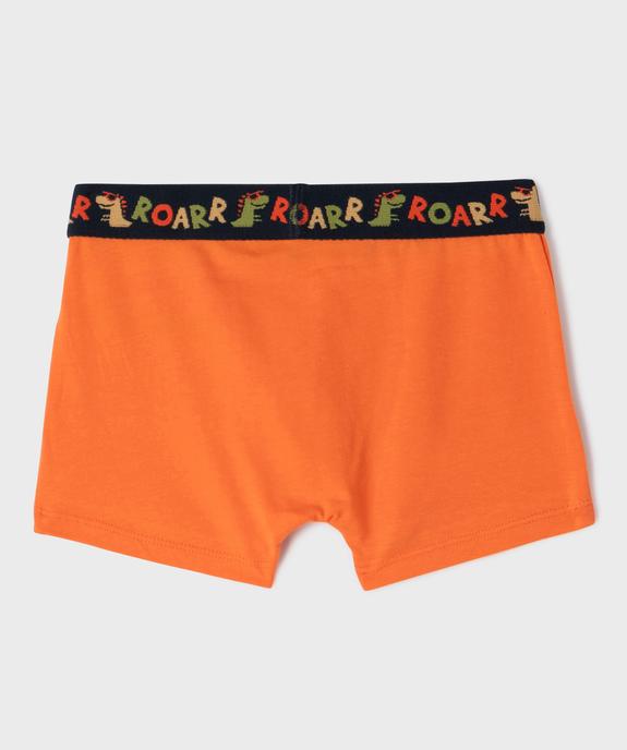 Boxer en coton stretch garçon (lot de 2) vue3 - GEMO 4G GARCON - GEMO