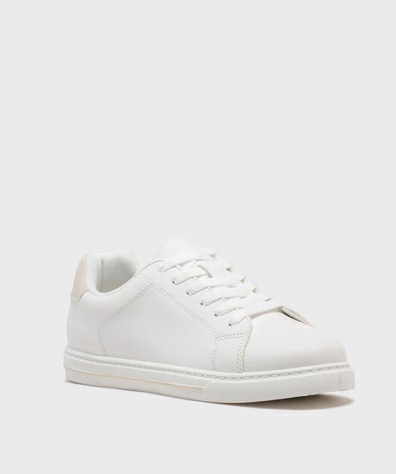 Baskets de ville look minimaliste femme - 5 Miles vue2 - 5 MILES - GEMO