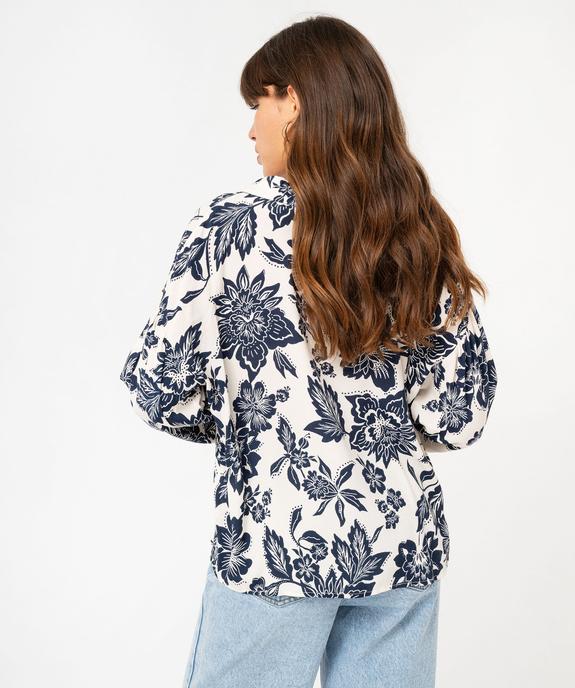 Chemise à motifs femme vue5 - GEMO(FEMME PAP) - GEMO