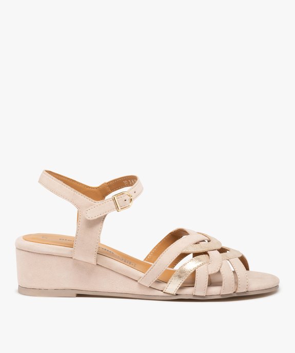 Sandales femme à talon dessus cuir brillant – Pierre Cardin vue1 - PIERRE CARDIN DIFFUSION - GEMO