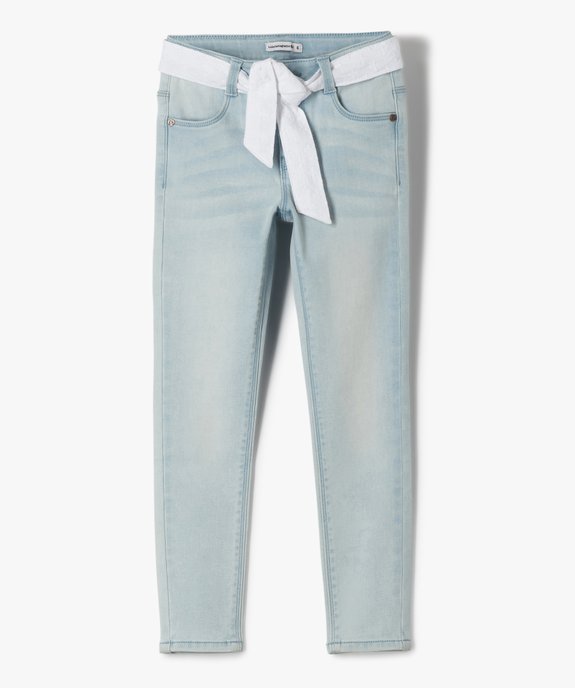 Jean fille délavé coupe skinny – LuluCastagnette vue1 - LULUCASTAGNETTE - GEMO