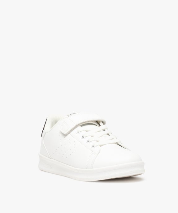 Baskets garçon à lacets et scratch – Hummel vue2 - HUMMEL - GEMO