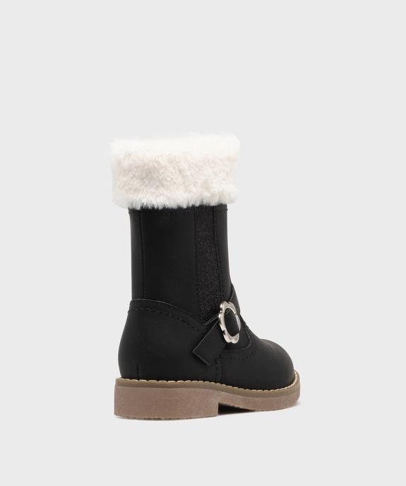 Bottes fourrées zippées fille vue4 - LOVELY WINGS - GEMO