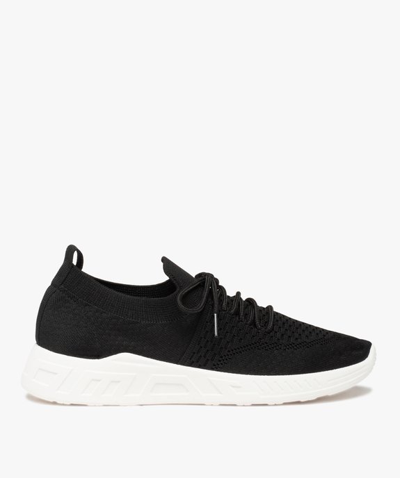 Baskets femme en maille unie avec lacets vue1 - GEMO (SPORTSWR) - GEMO