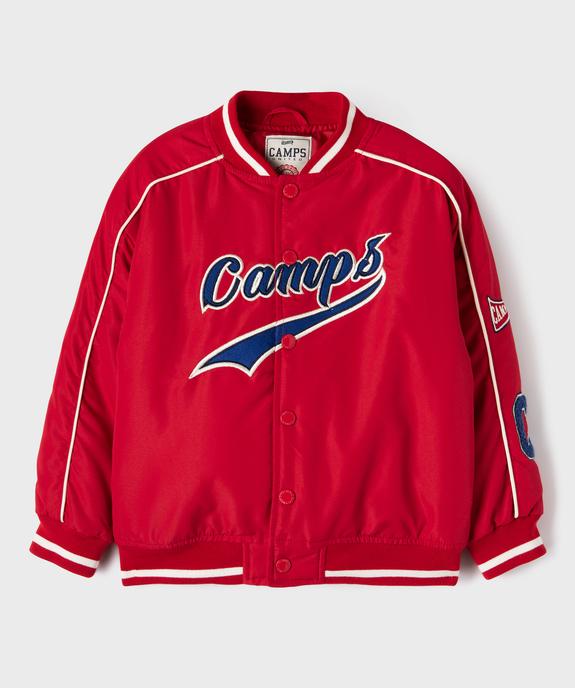 Blouson teddy à boutons-pression garçon - Camps United vue1 - CAMPS GEMO FOR GOOD - GEMO