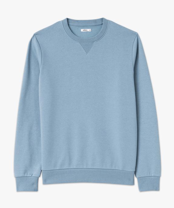 Sweat avec intérieur molletonné homme vue4 - GEMO 4G HOMME - GEMO