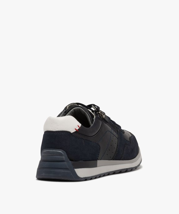 Baskets basses à zip et lacets avec semelle confortable homme vue4 - RELIFE - GEMO