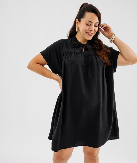 Robe courte fluide femme grande taille vue2 - GEMO 4G GT - GEMO
