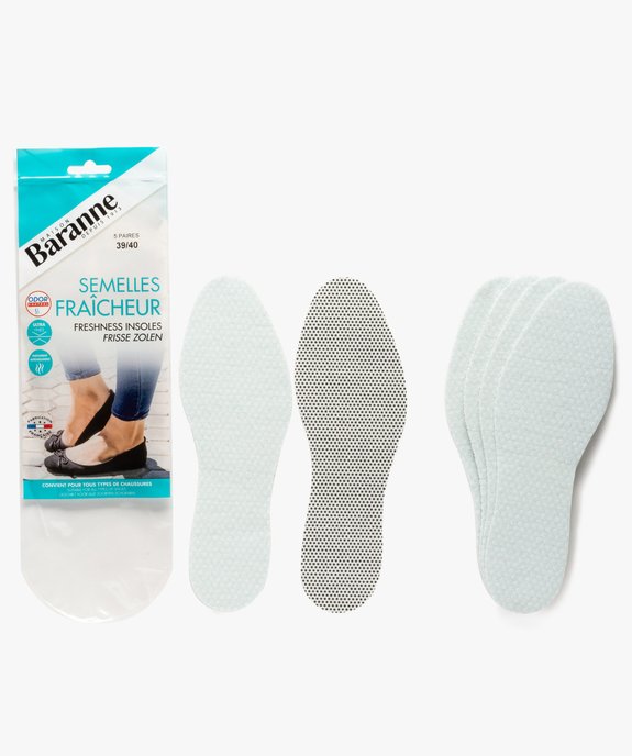 Semelles fraîcheur 39-40 - Baranne vue2 - BARANNE - GEMO