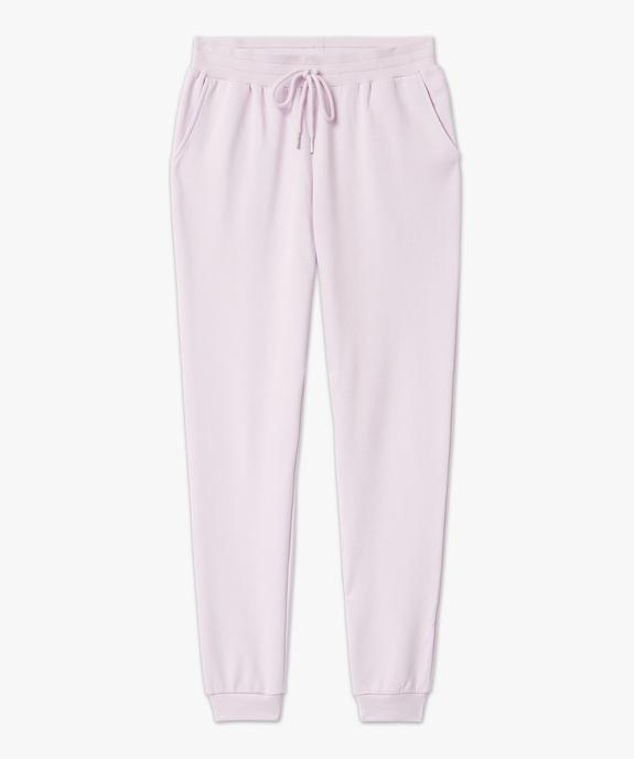 Pantalon de jogging femme molletonné vue4 - GEMO(FEMME PAP) - GEMO