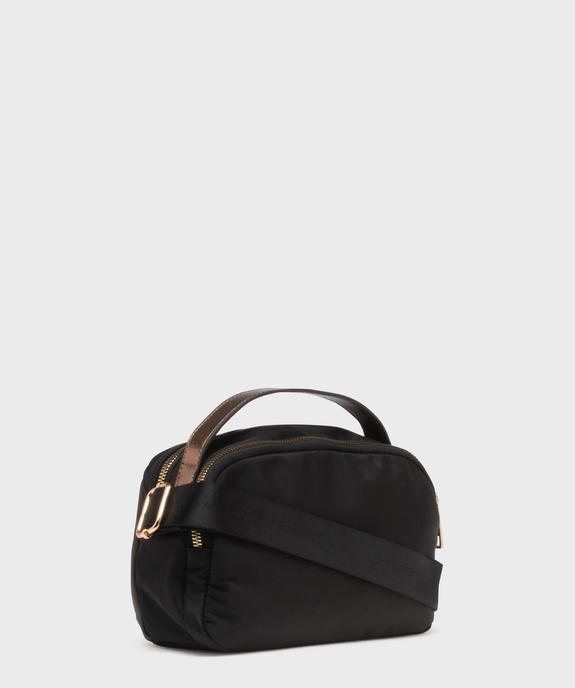 Sac à main rectangle en toile avec bandoulière femme vue2 - GEMO (ACCESS) - GEMO