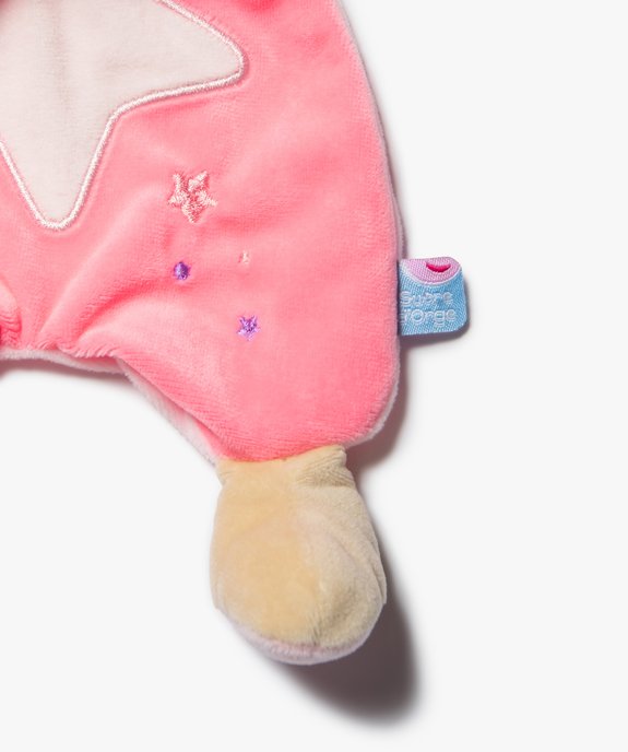 Doudou plat bébé phosphorescent avec tête d’ours– Sucre d’Orge vue2 - SUCRE D'ORGE - GEMO