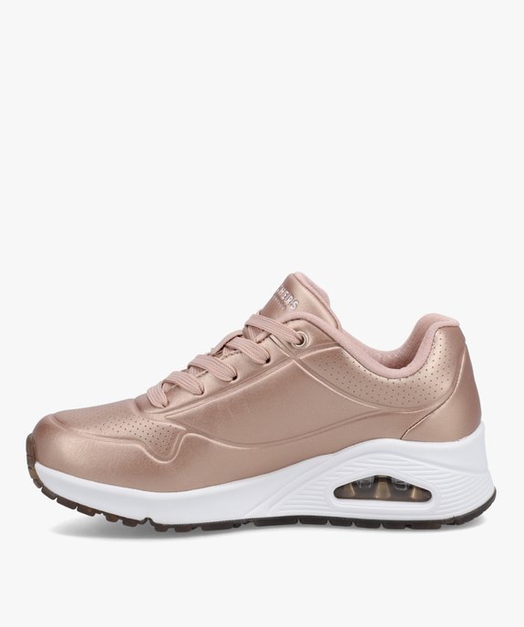 Baskets femme compensées à semelle bulle d’air - Skechers vue3 - SKECHERS - GEMO