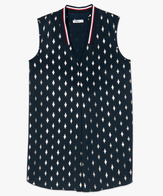 Débardeur femme à motifs et col V sportswear vue4 - GEMO(FEMME PAP) - GEMO