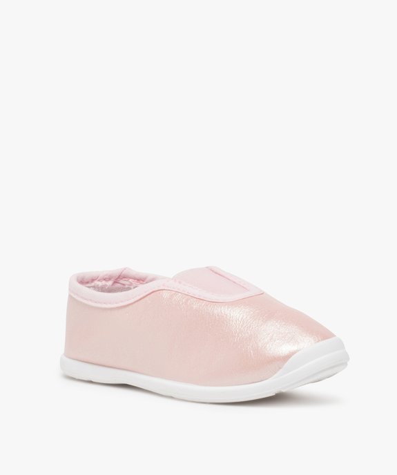 Rythmiques fille dessus brillant avec élastique central vue2 - GEMO (ENFANT) - GEMO