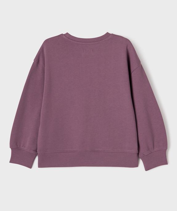 Sweat uni avec intérieur bouclette garçon vue3 - GEMO (ENFANT) - GEMO