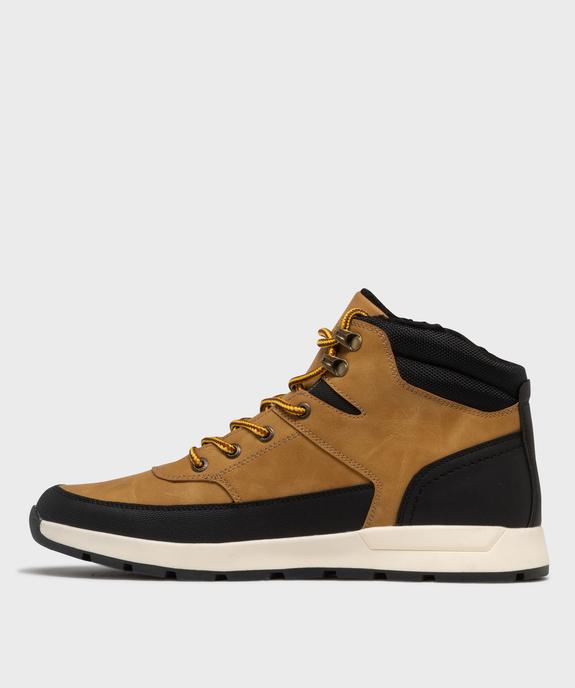 Boots fourrées à semelle sport homme vue3 - URBAN STEPS - GEMO