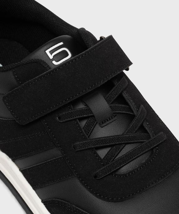 Baskets basses fermeture scratch garçon - 5 Miles vue6 - 5 MILES - GEMO