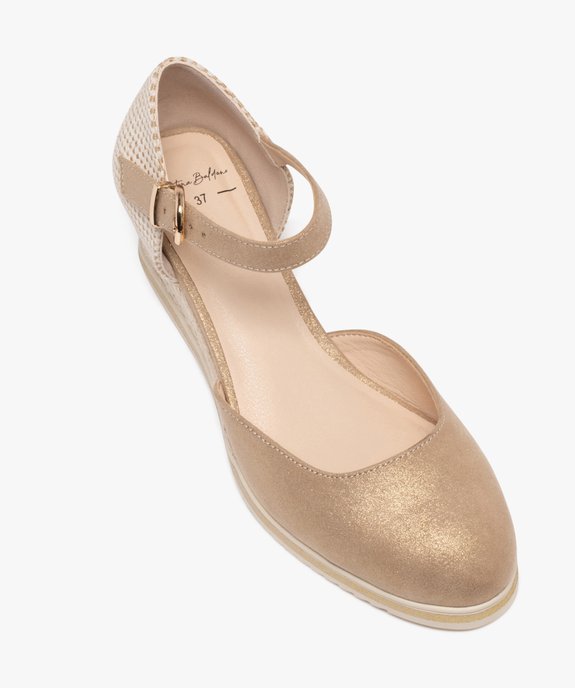 Sandale avec talon compensé en corde femme - Valentina Baldano vue5 - VALENTINA BALDANO GEMO FORGOOD - GEMO