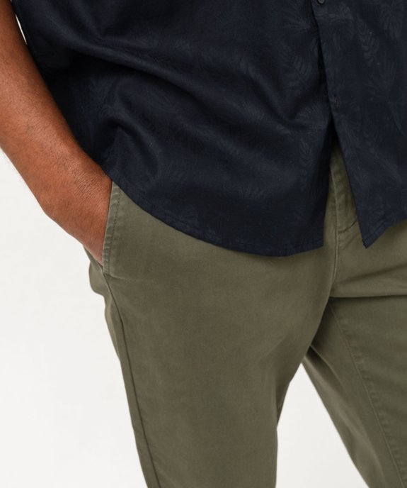 Pantalon chino coupe Slim homme vue2 - GEMO 4G HOMME - GEMO