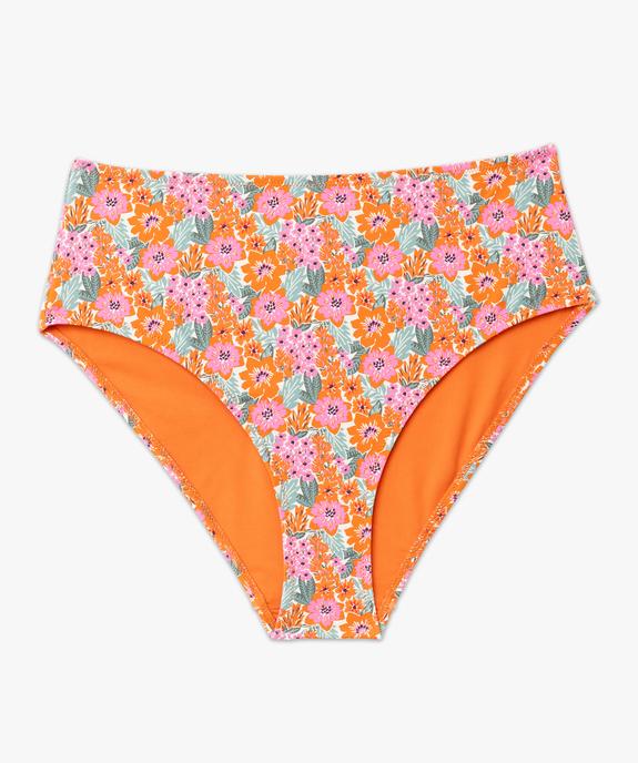 Bas de maillot de bain à motifs fleuris femme vue4 - GEMO 4G FEMME - GEMO