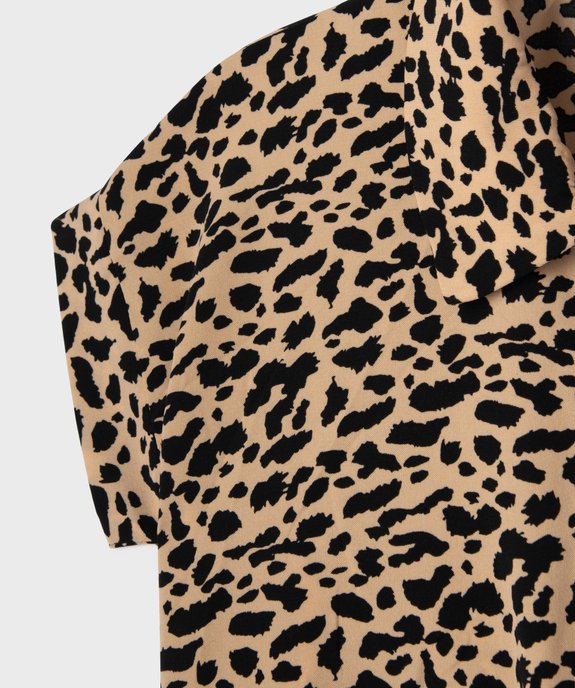 Chemise manches courtes à motifs tachetés fille vue3 - GEMO (ENFANT) - GEMO