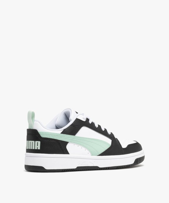 Baskets basses tricolores à lacets femme - Puma vue4 - PUMA - GEMO