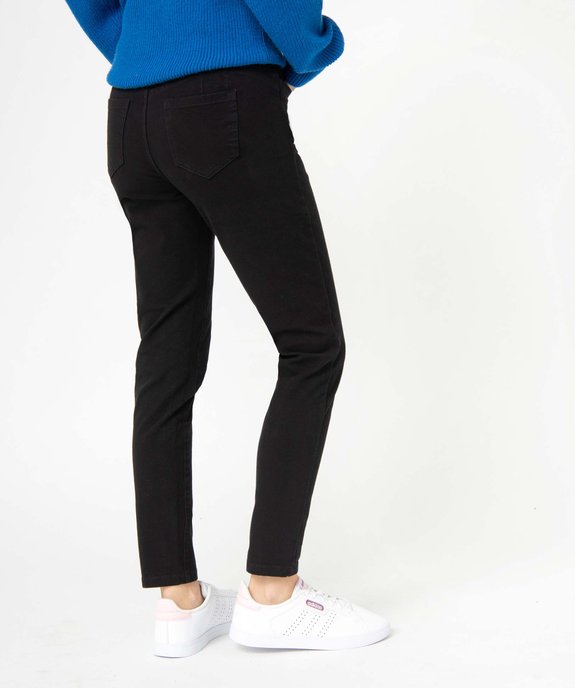 Pantalon femme coupe Skinny taille haute effet push-up vue3 - GEMO 4G FEMME - GEMO
