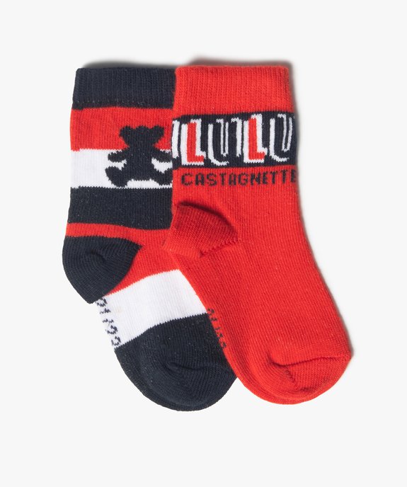 Chaussettes bébé imprimées - LuluCastagnette (lot de 2) vue1 - LULUCASTAGNETTE - GEMO