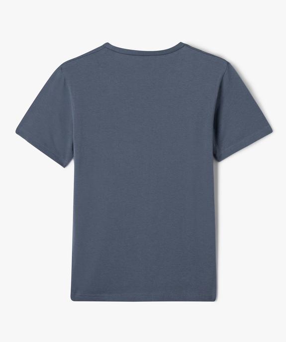 Tee-shirt à manches courtes avec inscription garçon vue3 - PREMIER PRIX BY GEMO - GEMO