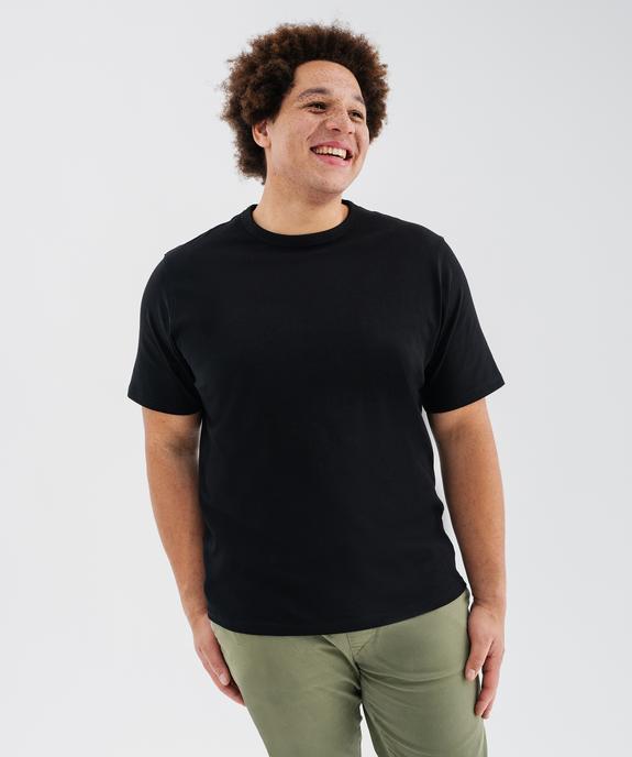 Tee-shirt manches courtes et col rond homme vue6 - GEMO (HOMME) - GEMO