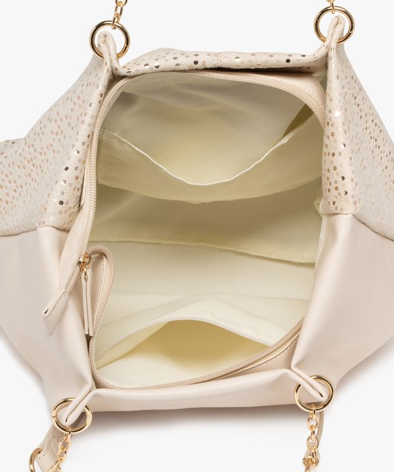 Sac à main souple en suédine à pois femme vue6 - GEMO (ACCESS) - GEMO