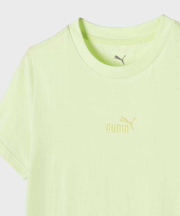 Tee-shirt manches courtes garçon avec logo brodé - Puma vue3 - PUMA - GEMO
