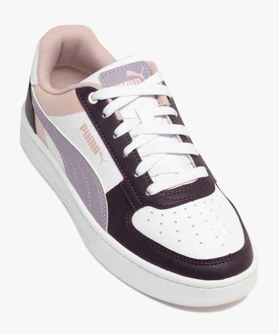 Baskets fille tricolores avec lacets élastiques Caven - Puma vue5 - PUMA - GEMO
