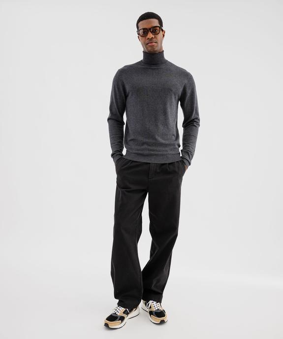 Pull col roulé en maille fine homme vue5 - GEMO 4G HOMME - GEMO