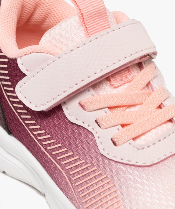 Baskets basses de running légères en mesh respirant fille vue7 - 5 MILES GEMO FOR GOOD - GEMO