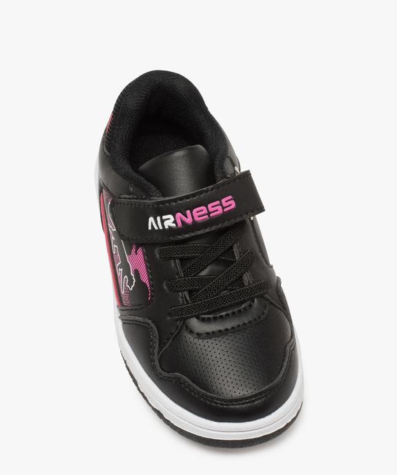 Baskets fille multicolores à scratch - Airness vue5 - AIRNESS - GEMO