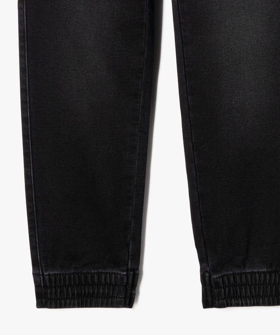 Pantalon jogger taille élastique garçon vue4 - GEMO (ENFANT) - GEMO