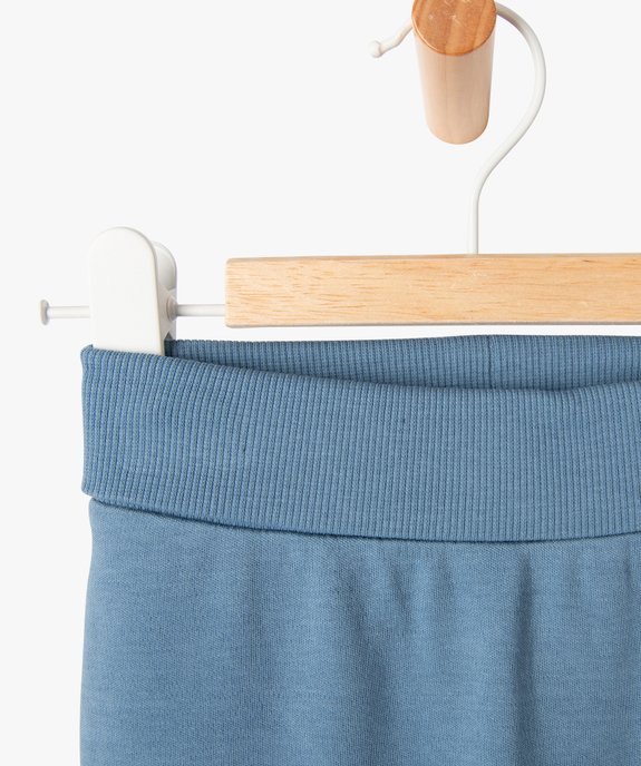 Pantalon en maille imprimé évolutif bébé garçon  vue3 - GEMO(BB COUCHE) - GEMO