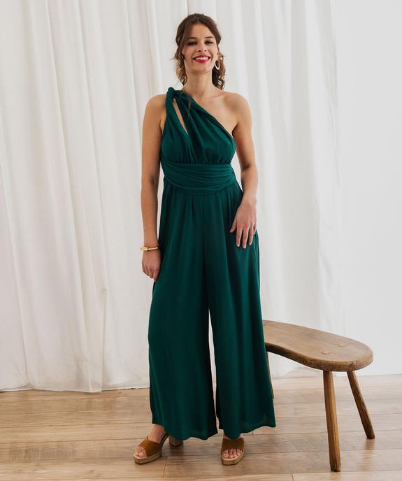 Combinaison pantalon multilook en viscose froissée femme vue6 - GEMO(FEMME PAP) - GEMO
