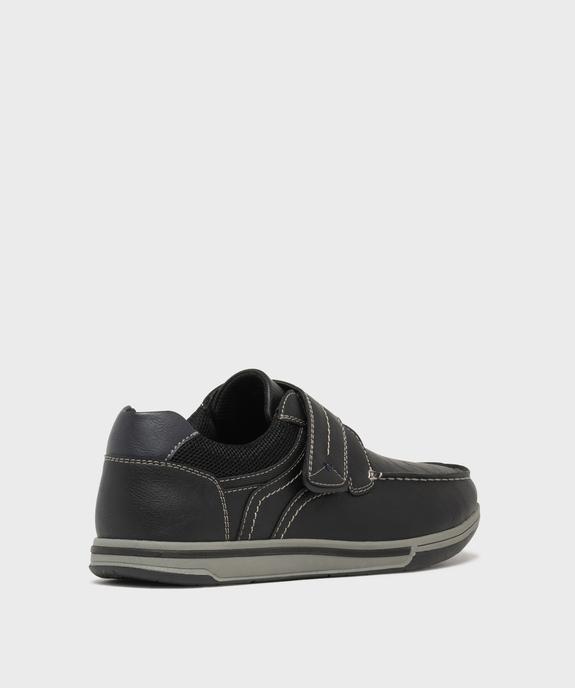 Chaussures confort esprit bateau à scratch homme - G'Flex vue10 - G'FLEX - GEMO