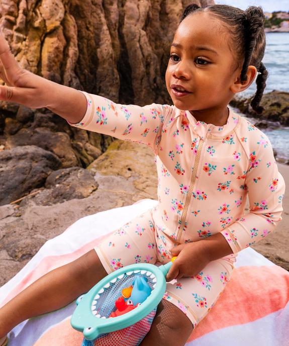 Maillot de bain combinaison à motifs fleuris bébé fille vue5 - GEMO(BEBE DEBT) - GEMO