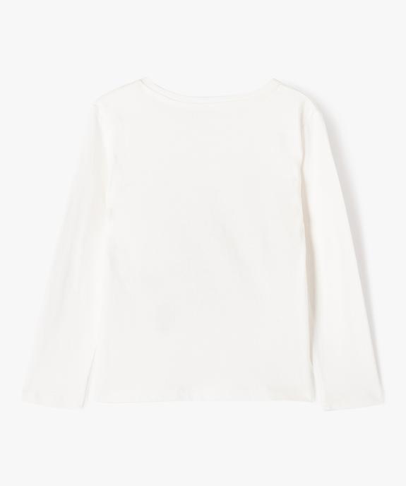Tee-shirt à manches longues spécial Noël fille vue3 - GEMO (ENFANT) - GEMO