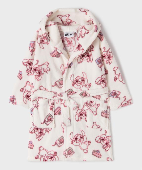 Robe de chambre fille à motifs Stitch - Disney vue2 - LILO & STITCH - GEMO