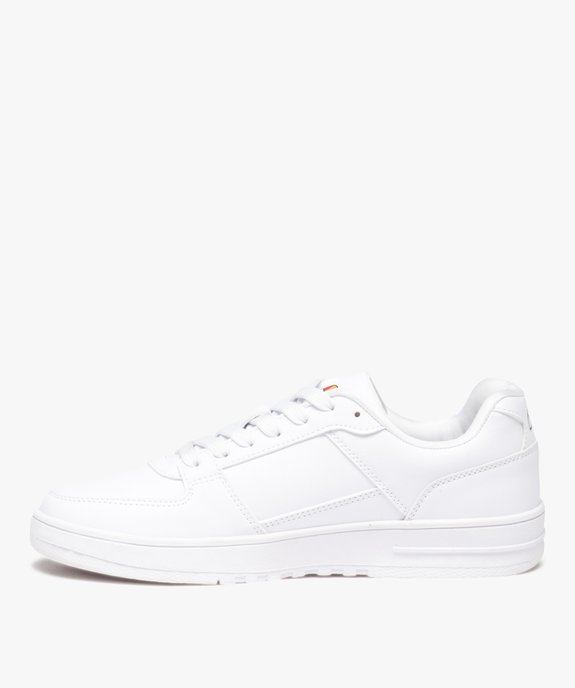 Baskets garçon unies style rétro à lacets - Ellesse vue3 - ELLESSE - GEMO